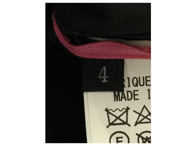 *TAKESHI KOSAKA von Y's Pink Label C/N TYPEWRITER BIO KAPUZENBLUSE Schwarz - Ansicht 5