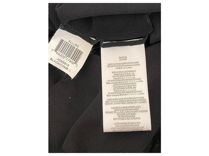 Bcbg Max Azria BCBGMAXAZRIA Allure Racerback-Abendkleid mit Pailletten, Maxikleid Schwarz - Ansicht 8