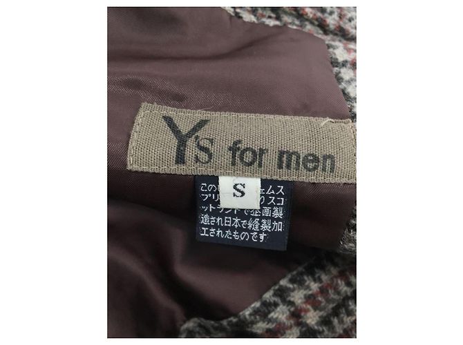 * Y's for men 80s tailored jacket Brown - view 3