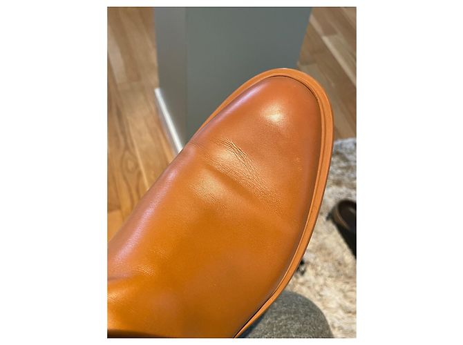 Hermès Veo ankle boots caramel leather size 39 - view 11