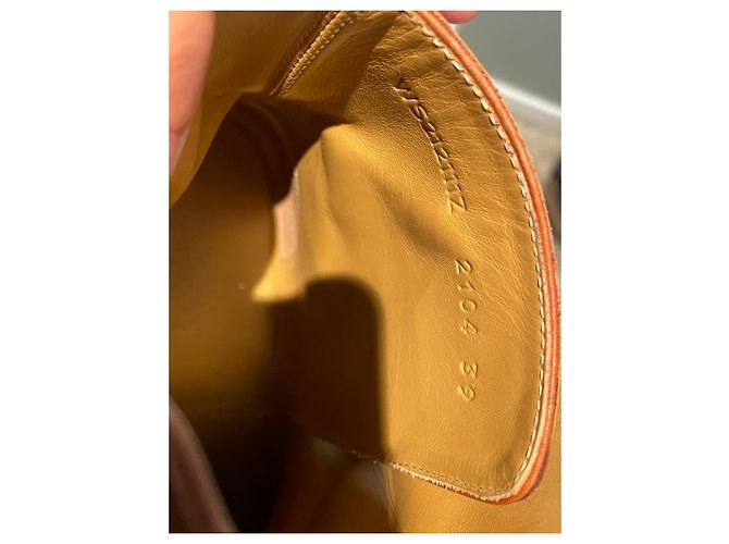 Hermès Veo ankle boots caramel leather size 39 - view 15