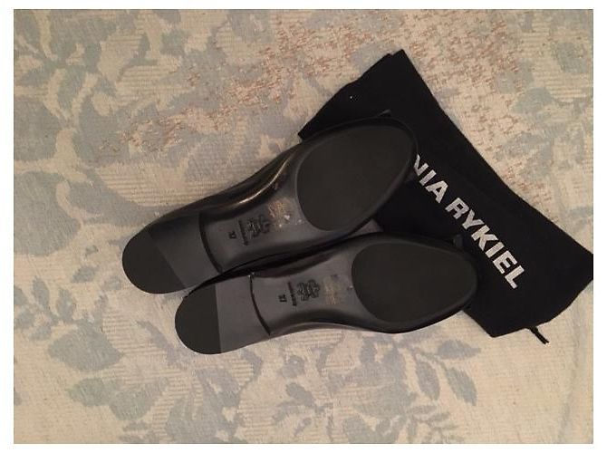 Sonia Rykiel SABINAS DE BALÉ ICE couro de bezerro Preto - vista 2