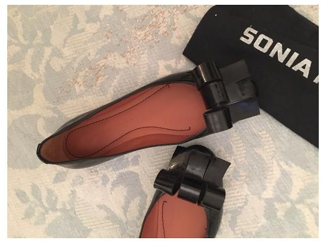 Sonia Rykiel SABINAS DE BALÉ ICE couro de bezerro Preto - vista 4