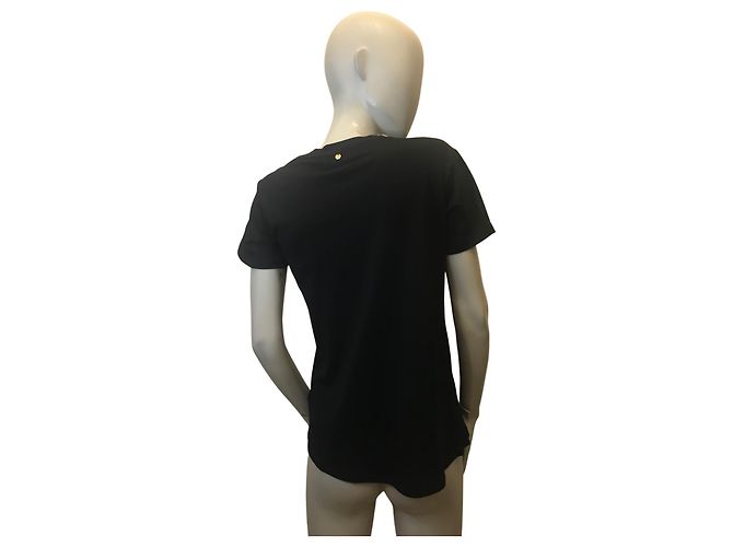 Autre Marque Camiseta Silvian Heach con aplicación de strass Negro - vista 3