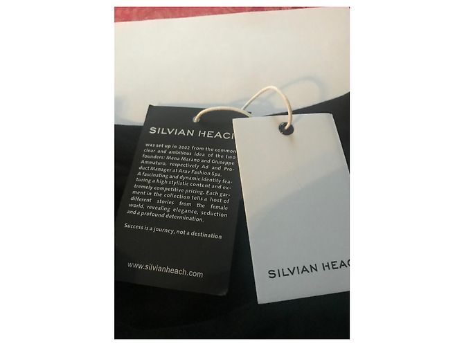 Autre Marque Camiseta Silvian Heach con aplicación de strass Negro - vista 7