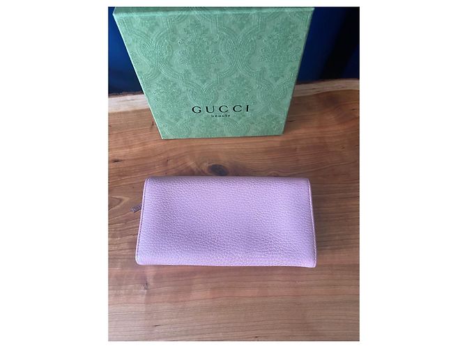 Cartera Gucci Continental Rosa - vista 3