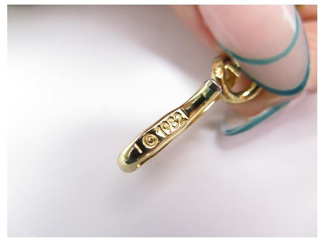 Chanel-T-Gürtel 65 95 INTERLACED CHAIN LEDER-MEDAILLON LOGO CC 1982 Gürtel Golden - Ansicht 4