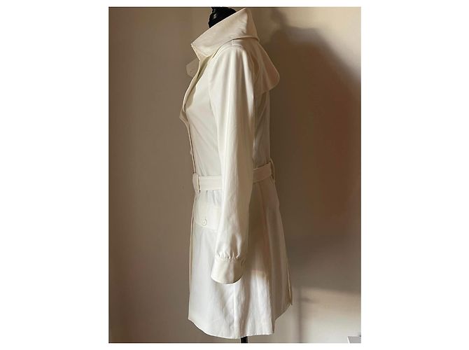 Patrizia Pepe trench coat branco creme - vista 5