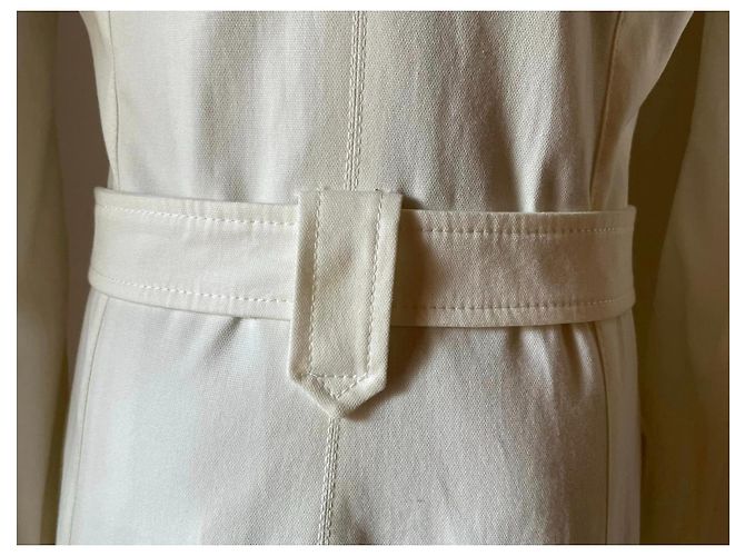 Patrizia Pepe trench coat branco creme - vista 6