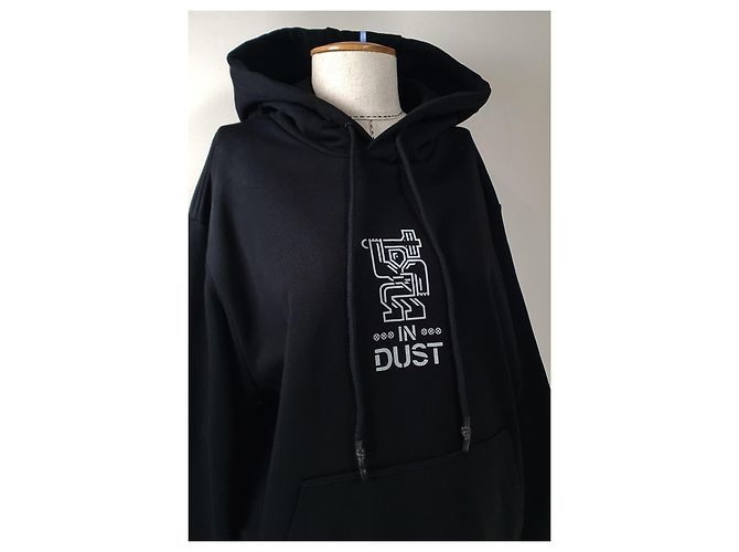 Sweat à capuche Alexander McQueen MCQ noir coton XXL - vue 2