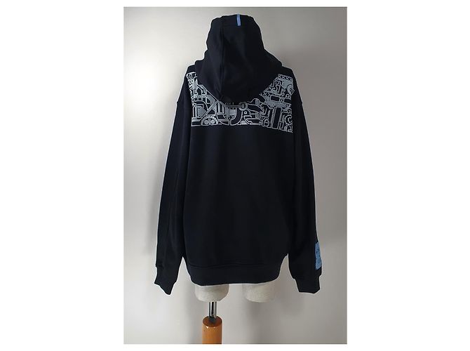 Sweat à capuche Alexander McQueen MCQ noir coton XXL - vue 5