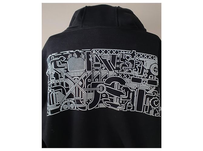 Sweat à capuche Alexander McQueen MCQ noir coton XXL - vue 6