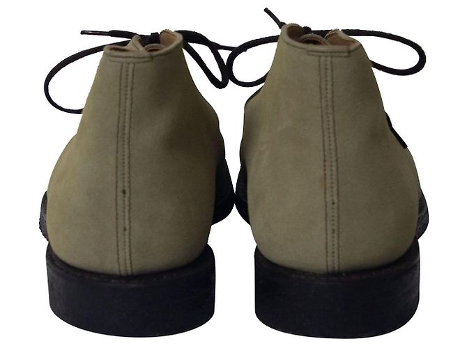 Church's Stiefeletten aus hellgrünem Wildleder - Ansicht 5