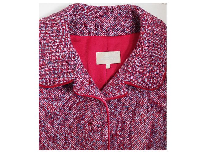 Luisa Beccaria Abrigo corto blazer de tweed Multicolor - vista 7