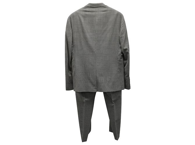 Sandro Paris Suit with Houndstooth Check Design in Grey Polyester - view 3