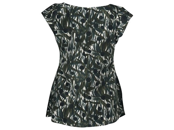 Top Estampado Abstracto Marni en Poliéster Verde - vista 3