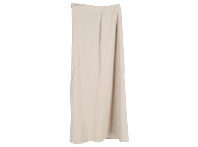 Max Mara Gonna Midi Maxmara in Lana Beige - Ansicht 3