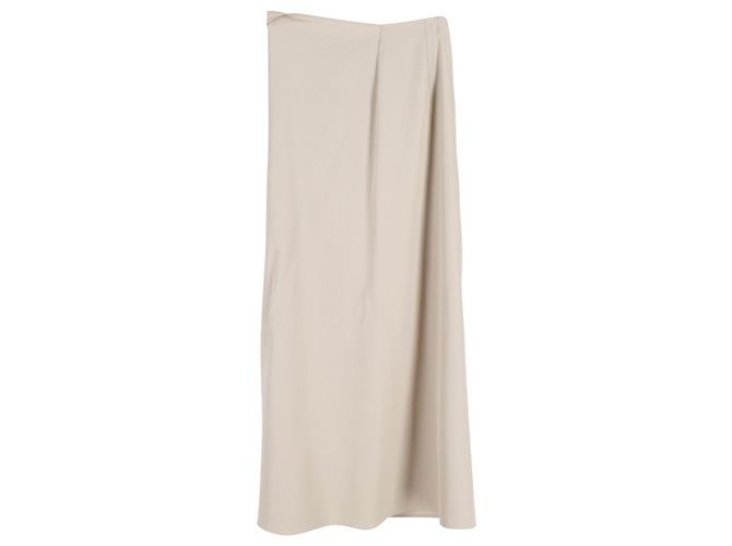 Max Mara Gonna Midi Maxmara in Lana Beige - Ansicht 4