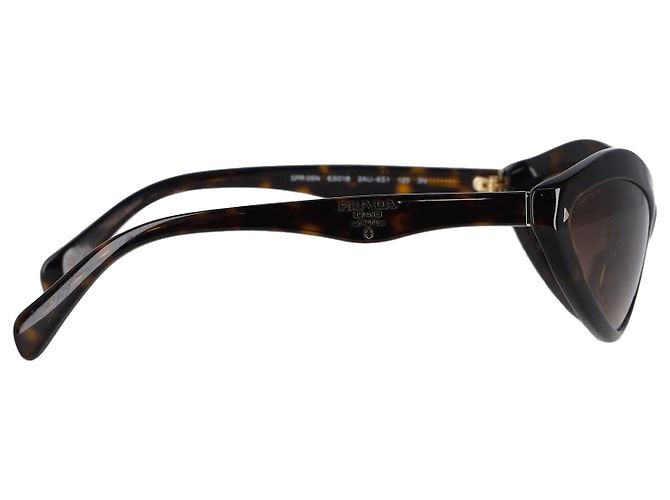 Prada Swing Sonnenbrille aus schwarzem Acetat - Ansicht 3