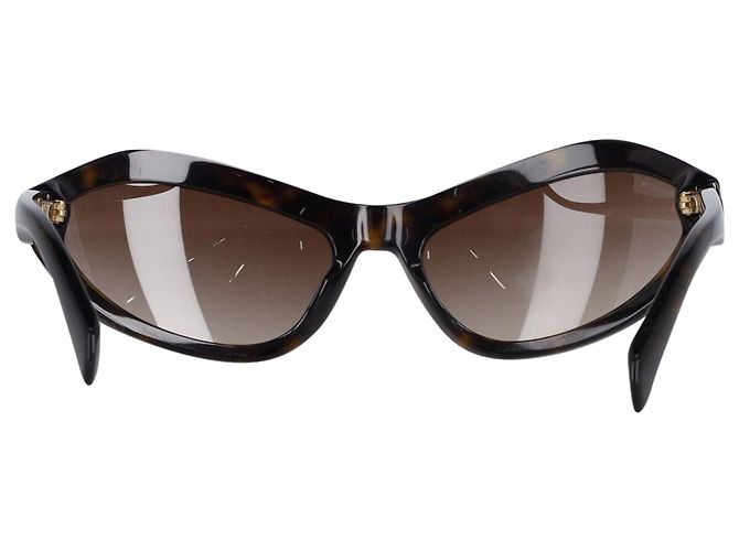 Prada Swing Sonnenbrille aus schwarzem Acetat - Ansicht 5
