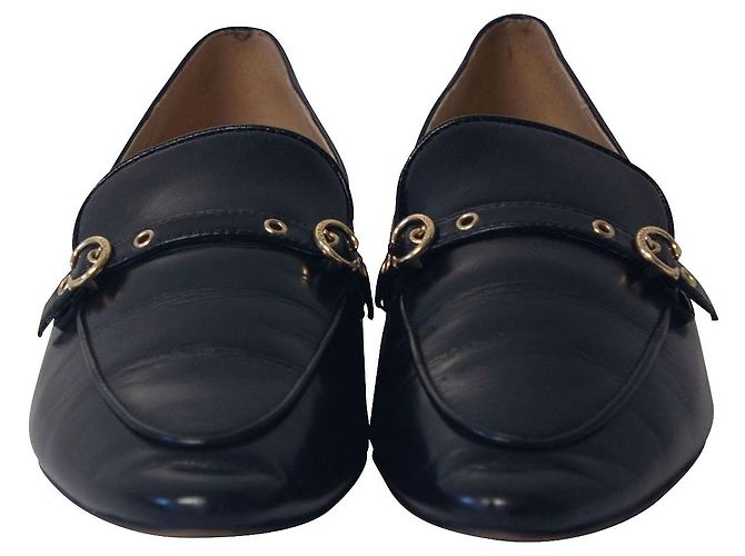 Coach Mocassins Isabel en Cuir Noir - vue 2