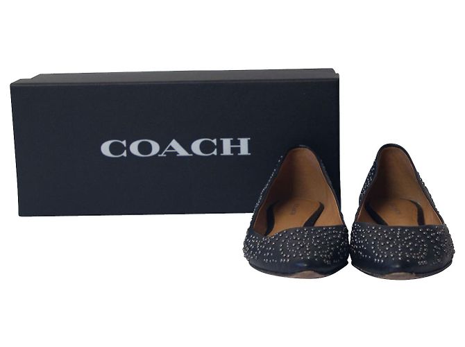 Bailarinas Coach Rory en cuero negro - vista 7