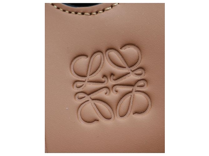Borsa a secchiello Loewe Balloon in pelle marrone chiaro - vista 5