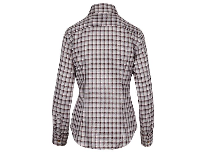 Vivienne Westwood camisa rosa a cuadros blanco/morado - vista 2