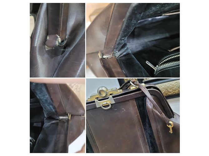 Roberta di Camerino Vintage Arzttasche '70 Braun - Ansicht 10