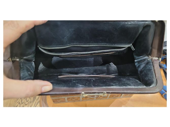 Roberta di Camerino Vintage Arzttasche '70 Braun - Ansicht 6