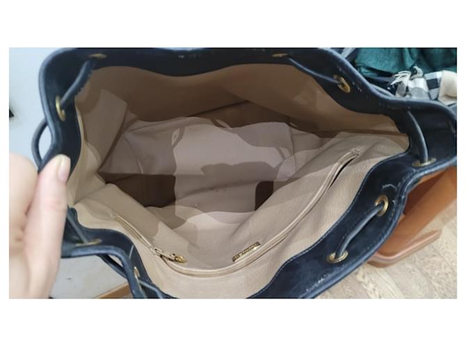 Christian Dior borsa secchiello monogram Nero - vista 5