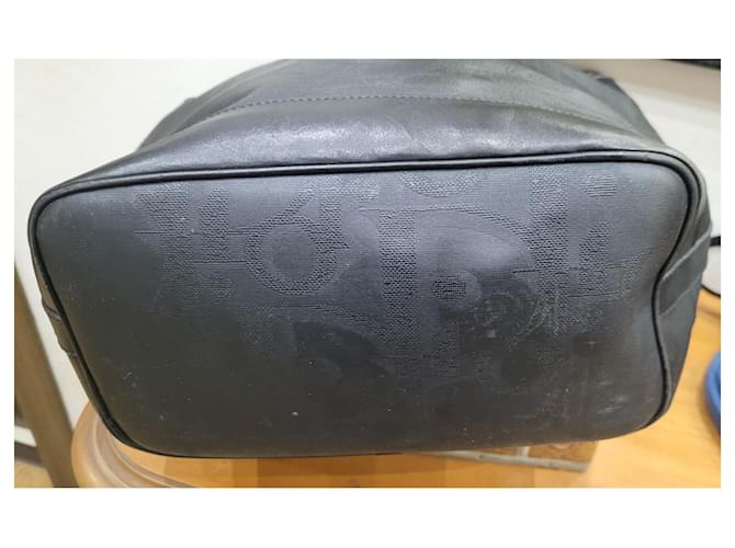 Christian Dior borsa secchiello monogram Nero - vista 6