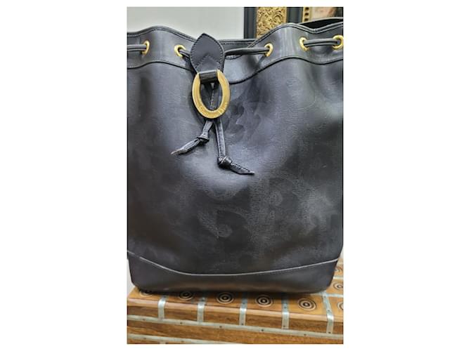 Christian Dior borsa secchiello monogram Nero - vista 8