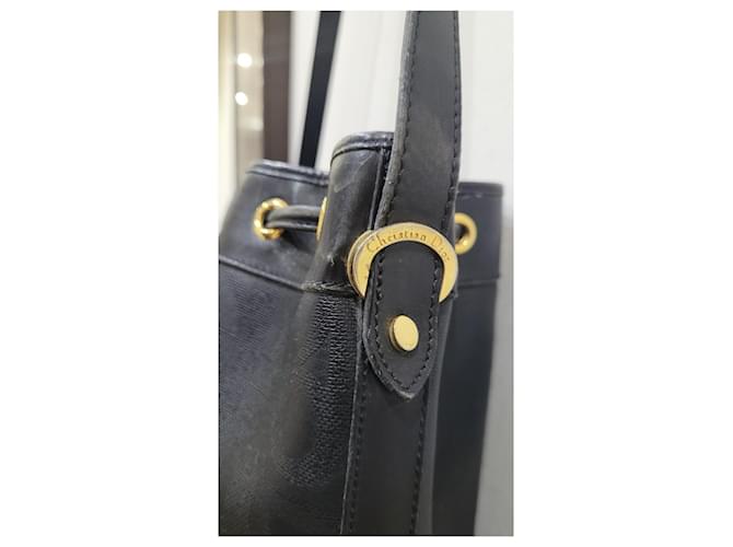 Christian Dior borsa secchiello monogram Nero - vista 9