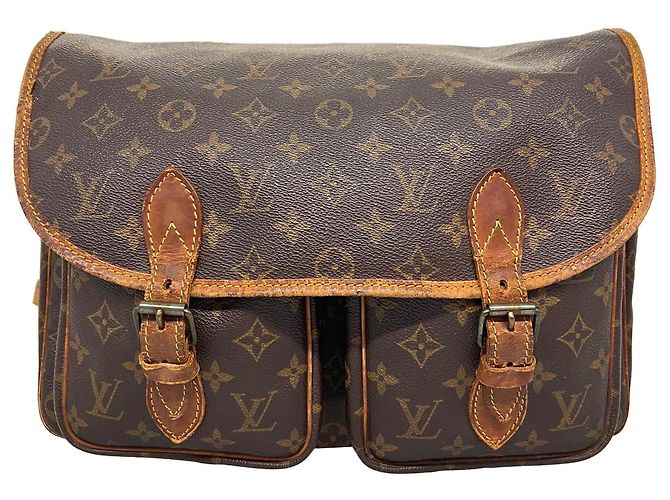 LOUIS VUITTON Borsa a spalla Gibeciere GM con monogramma M42246 LV Auth bs2777 - vista 13