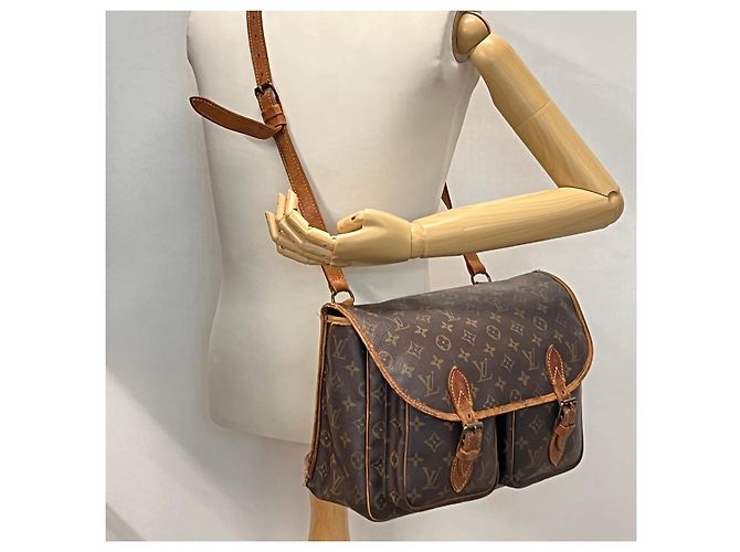 LOUIS VUITTON Borsa a spalla Gibeciere GM con monogramma M42246 LV Auth bs2777 - vista 26