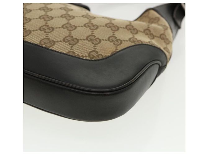GUCCI GG Canvas Jackie Web Sherry Line Borsa a tracolla Beige Rosso Verde Auth rd3512 - vista 16