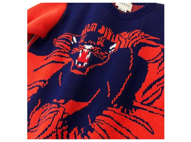 Gucci Pull en coton à manches longues Enfant - vue 3