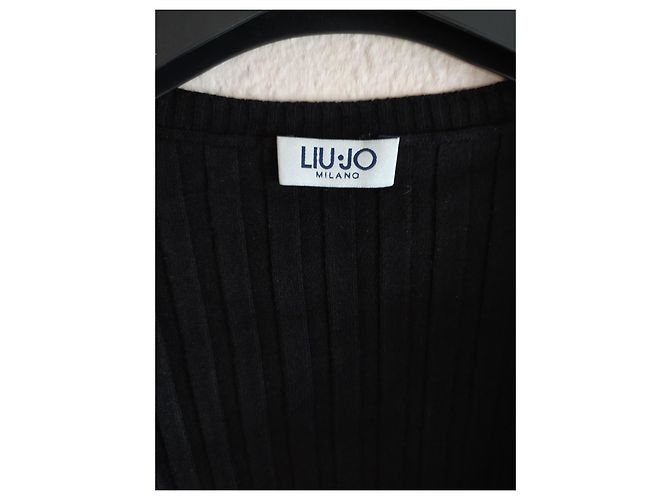 Pull Liu.Jo Noir en Viscose XL - vue 3