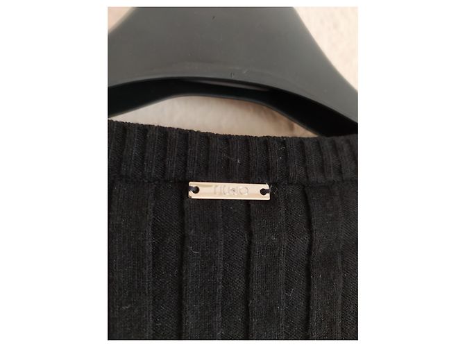 Pull Liu.Jo Noir en Viscose XL - vue 7