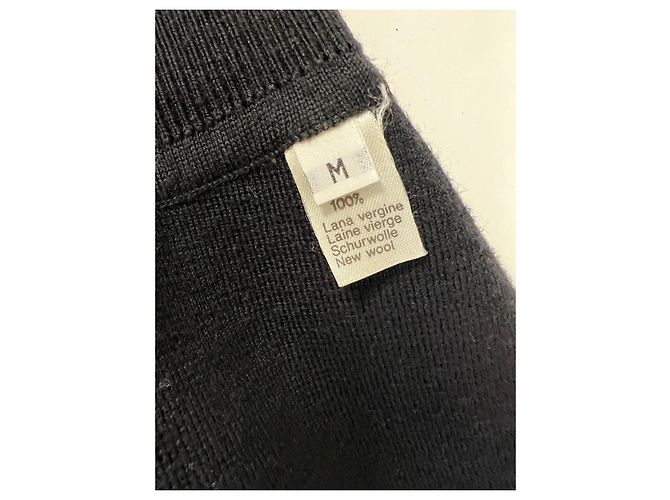 Alaïa Rock aus Wolle schwarz hoch tailliert mittellang - Ansicht 6