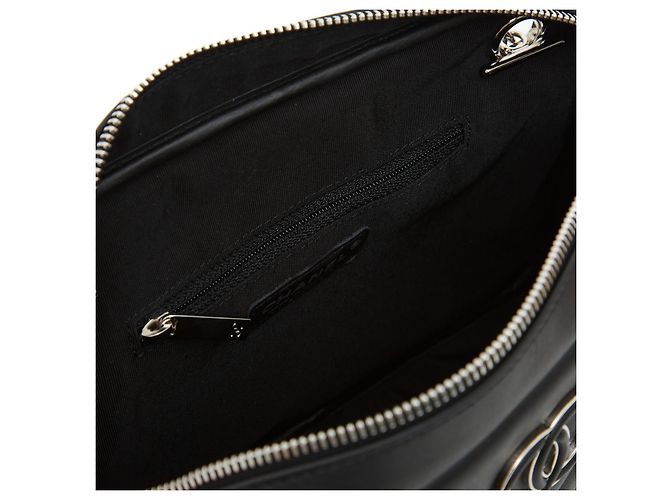 Timeless Chanel SPINA DI PESCE NERO OPACO CLASSICO SENZA TEMPO Silver hardware - vista 7