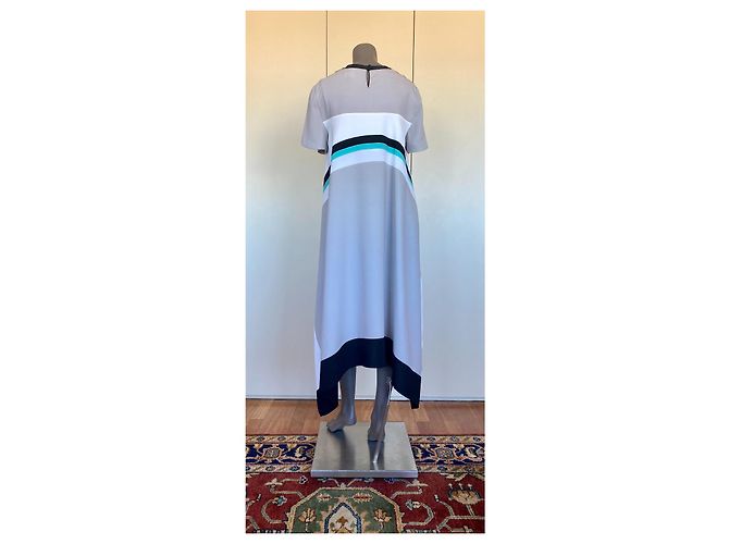 Bcbg Max Azria BCBGMaxazria Landebahn CAIT LMQ62C07 - 36 DOVE mittellanges Kleid Grau - Ansicht 6