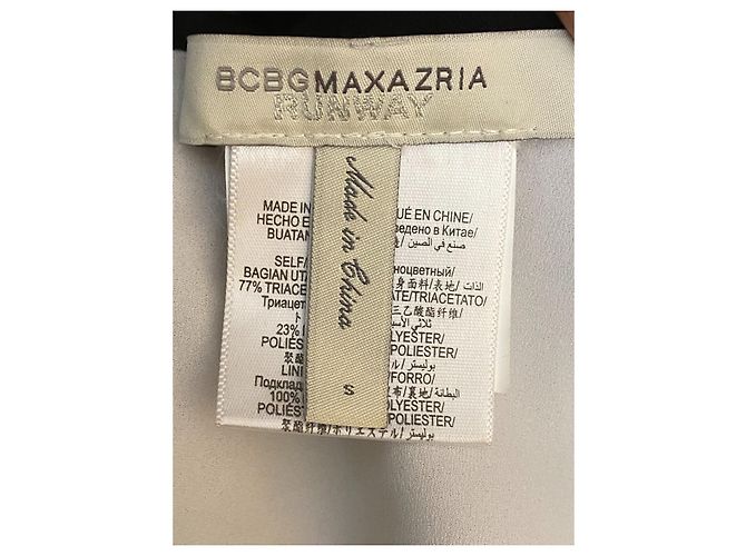 Bcbg Max Azria BCBGMaxazria Landebahn CAIT LMQ62C07 - 36 DOVE mittellanges Kleid Grau - Ansicht 7