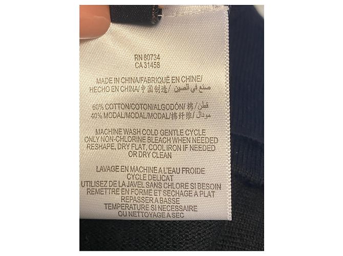 Bcbg Max Azria BCBGMaxazria Langarm-Pullover-Kleid in Grau-Schwarz-Kombination mit Farbblock - Ansicht 7