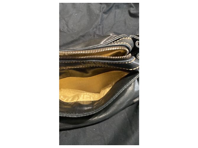 Borsa a fisarmonica lassista di Chanel Nero - vista 5