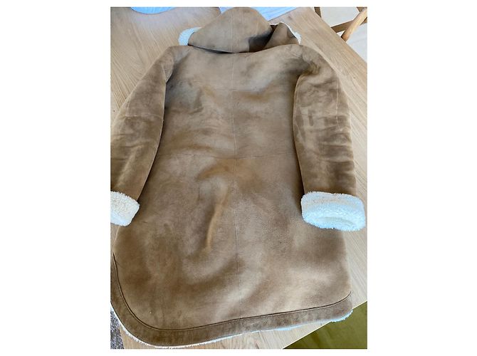 Abrigo de piel de oveja Ba&Sh Beige - vista 4