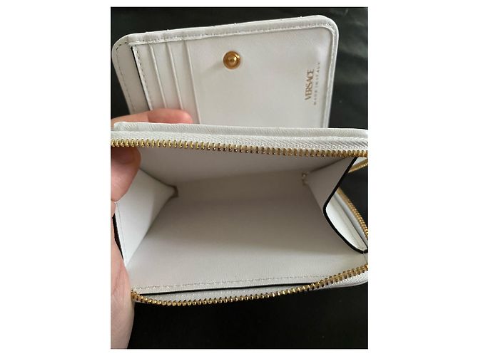 Versace La Medusa Geldbörse Weiß - Ansicht 4