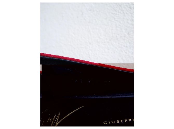 Giuseppe Zanotti Bailarinas de Cuero Rojo y Charol Roja - vista 6