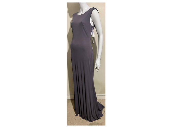 Langes Abendkleid von Vera Wang, grau, Neu mit Etiketten - Ansicht 2